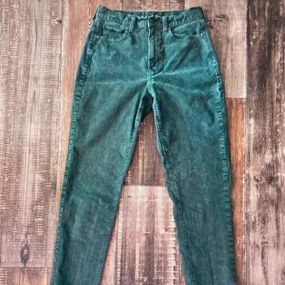 American Eagle Outfitters High-Rise Jeans in Teal Wash